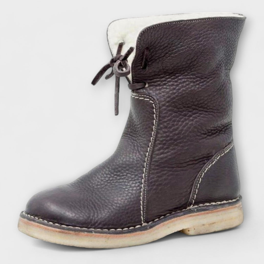 Wasserdichte Stiefel mit Wollfütterung