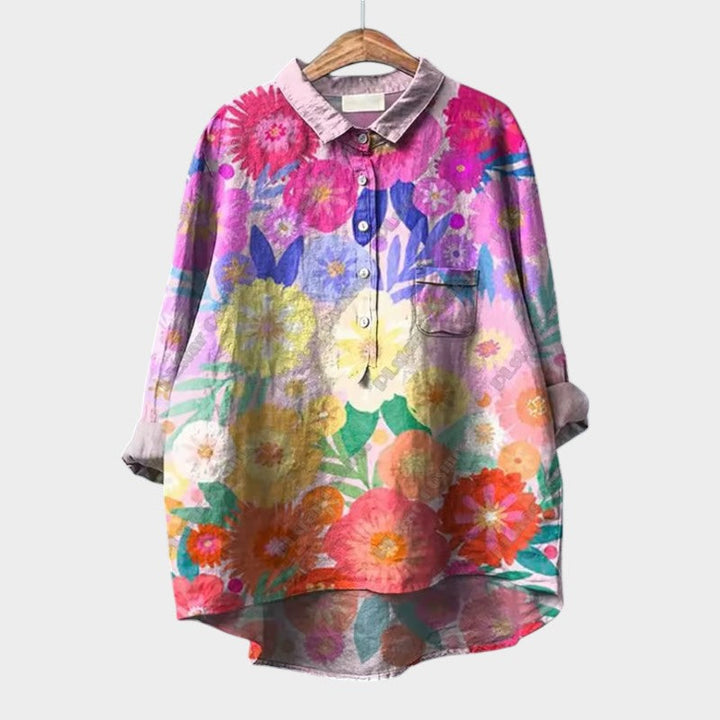 Walburga | Oversize-Bluse mit strahlendem Komfort