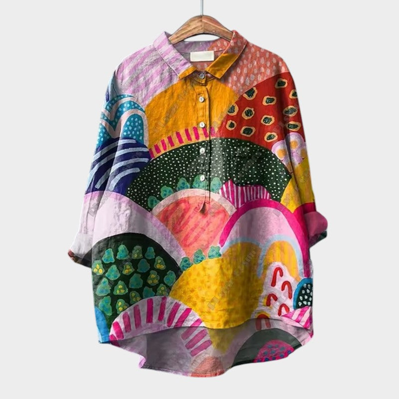 Walburga | Oversize-Bluse mit strahlendem Komfort