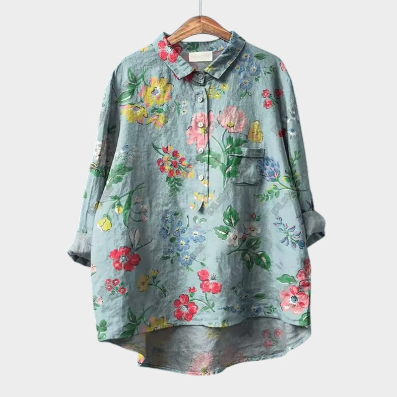 Walburga | Oversize-Bluse mit strahlendem Komfort