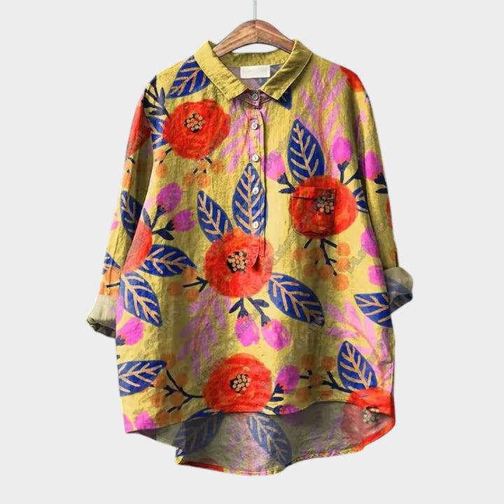 Walburga | Oversize-Bluse mit strahlendem Komfort