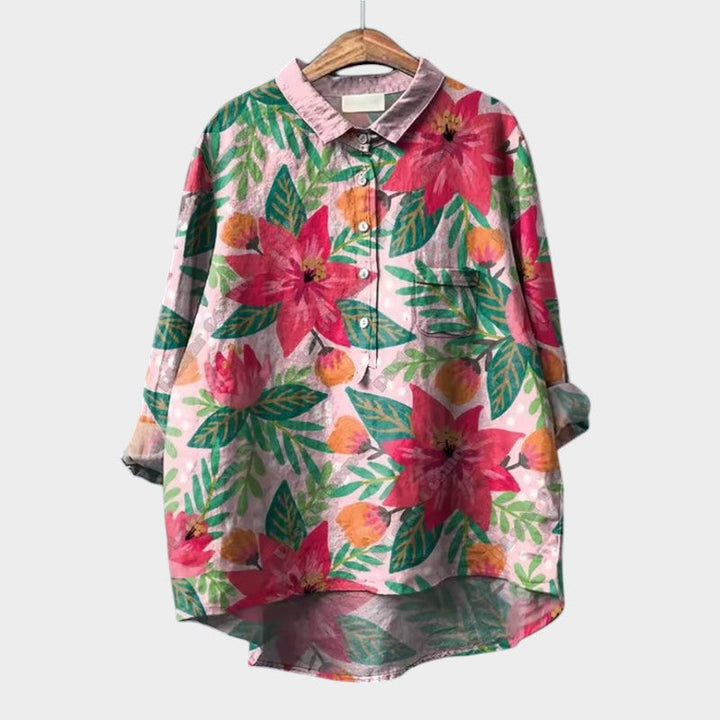 Walburga | Oversize-Bluse mit strahlendem Komfort