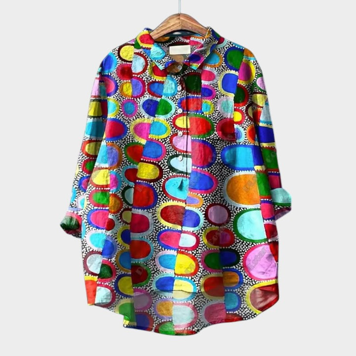 Walburga | Oversize-Bluse mit strahlendem Komfort