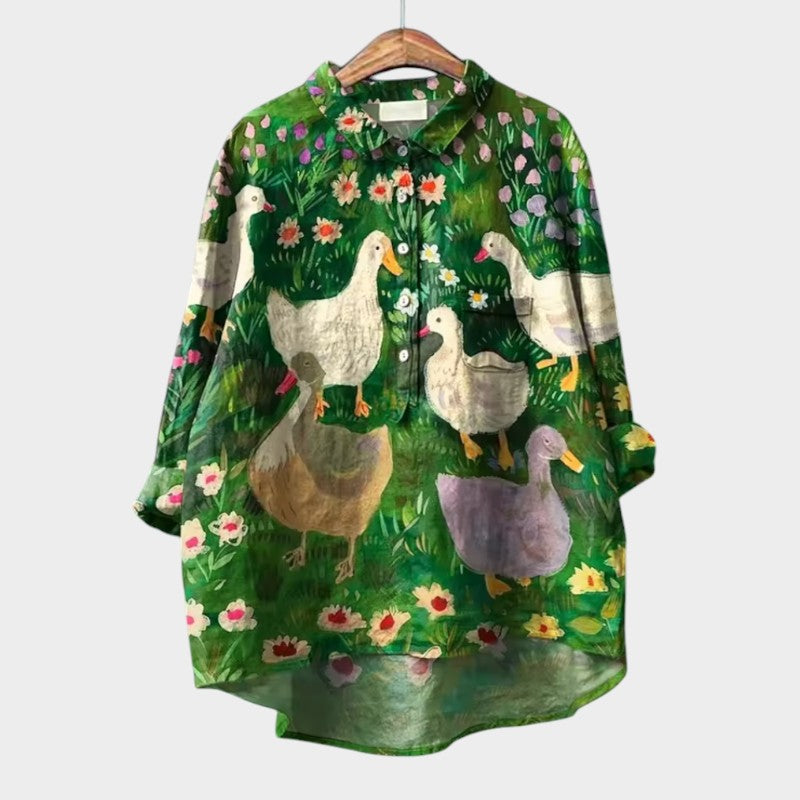 Gerlinde | Oversize-Bluse mit einzigartigem Komfort