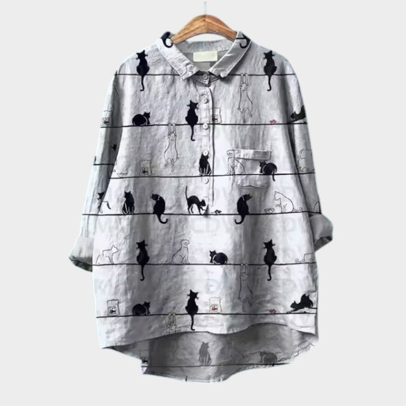 Mathilde | Oversize-Bluse mit fröhlichem Komfort