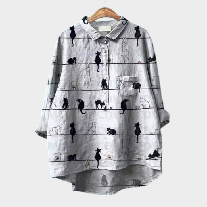 Mathilde | Oversize-Bluse mit fröhlichem Komfort