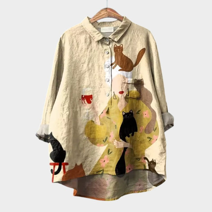 Cindraliese | Oversize-Bluse für entspannten Komfort