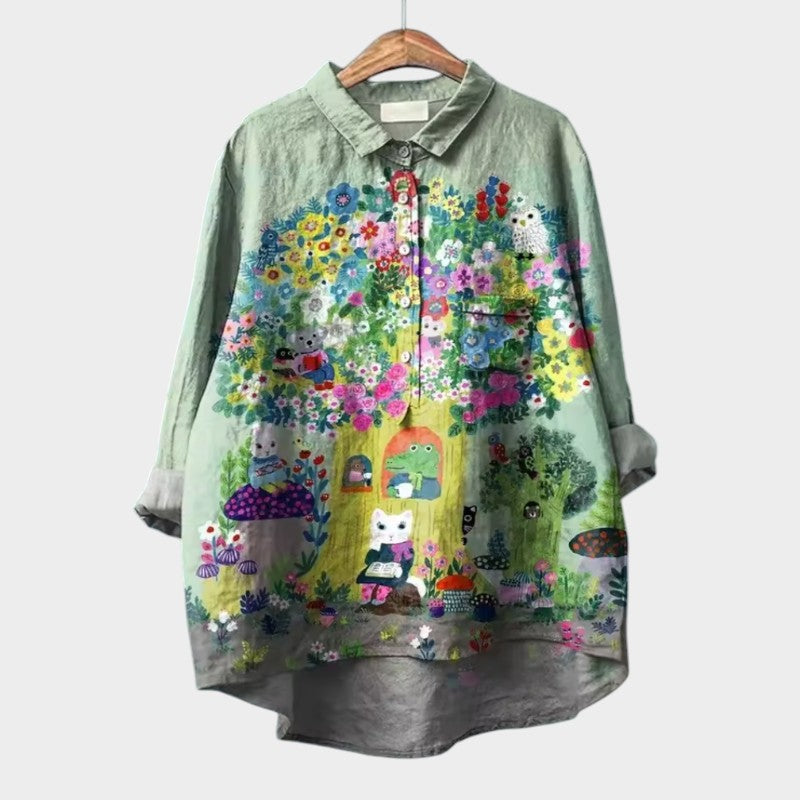 Cindraliese | Oversize-Bluse für entspannten Komfort