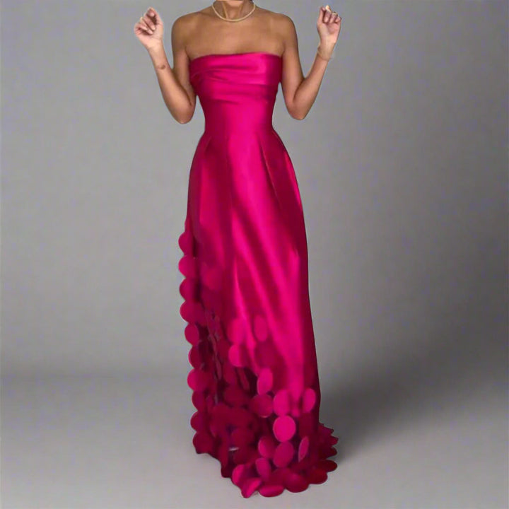 Yelena | Elegantes Maxikleid mit fließender Silhouette