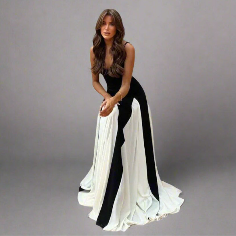 Beline | Luftiges Sommerkleid mit Einsatzdetails