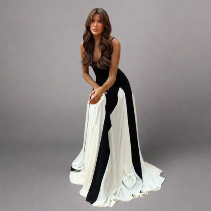 Beline | Luftiges Sommerkleid mit Einsatzdetails
