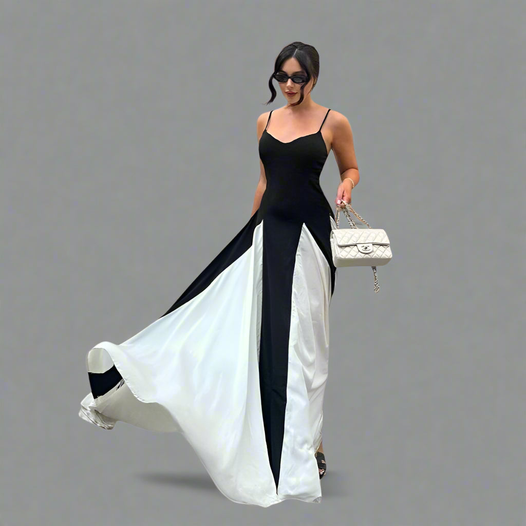 Beline | Luftiges Sommerkleid mit Einsatzdetails
