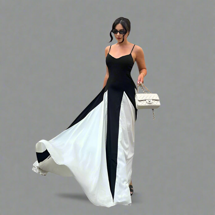 Beline | Luftiges Sommerkleid mit Einsatzdetails