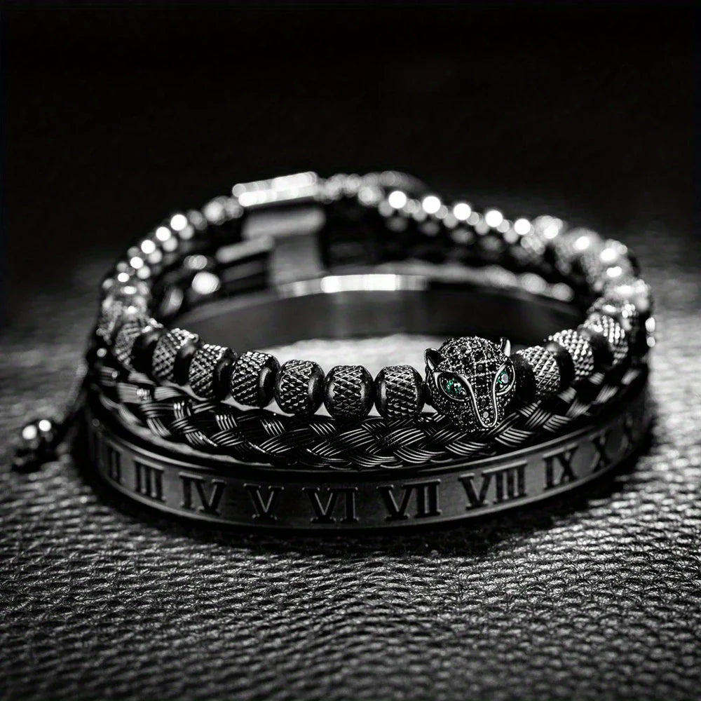 Siegmund | Lederarmband im markanten Stil