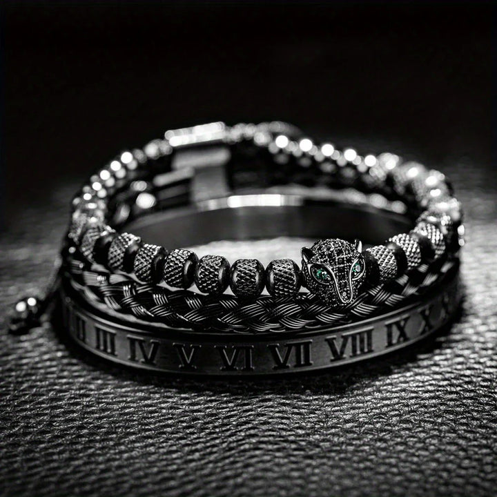 Siegmund | Lederarmband im markanten Stil