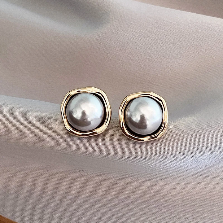 Franziska | Handgemachte Vintage-Ohrringe mit edlen Perlen