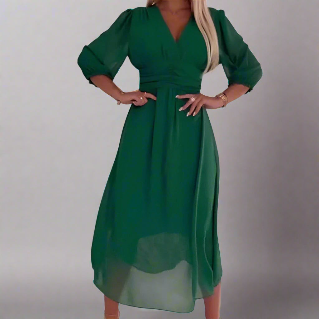 Brisela | Elegantes Wickelkleid für besondere Anlässe