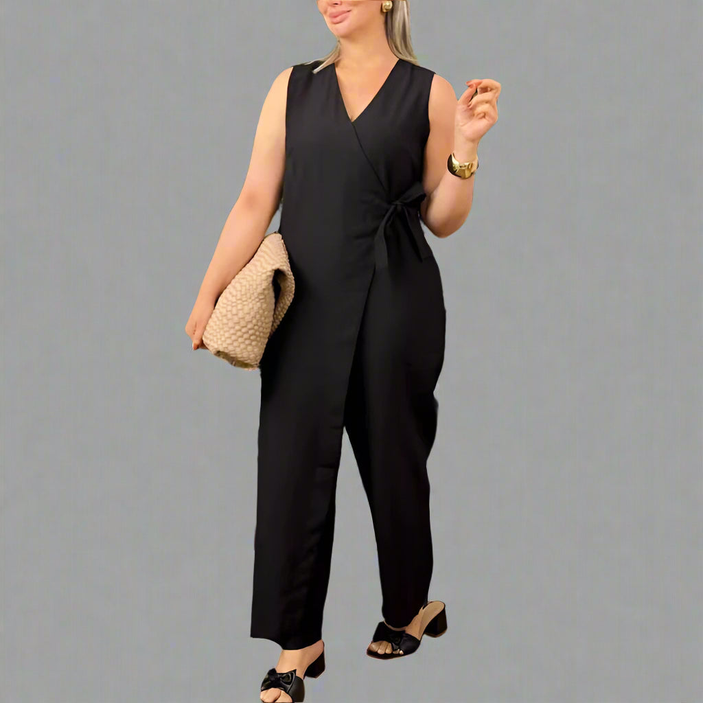 Trude | Stilvoller Jumpsuit mit Wickeldesign